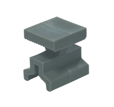 Montageclip Kunststoff grau
