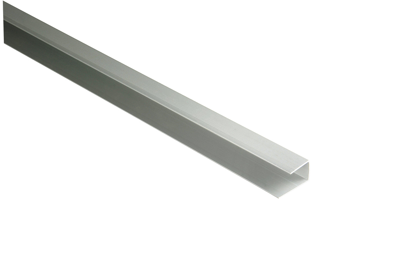Seitenabschluss Alu U-Profil Silber