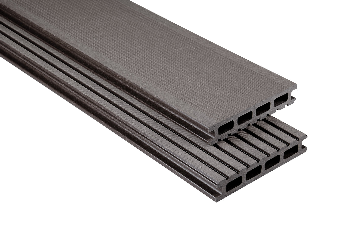 WPC Terrassendiele Hohlkammer Standard Gebürstet