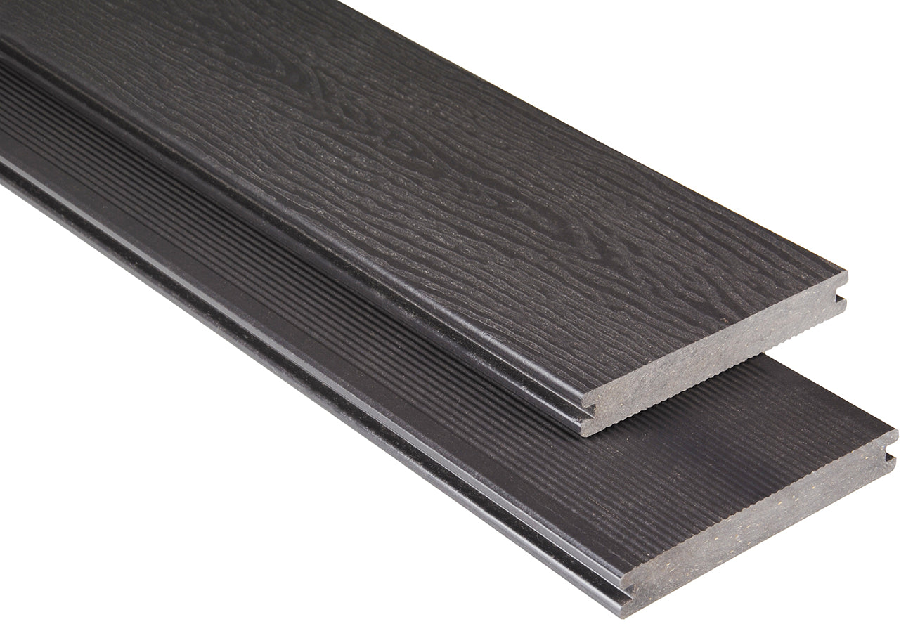 WPC Terrassendiele Vollprofil Massiv mit Struktur