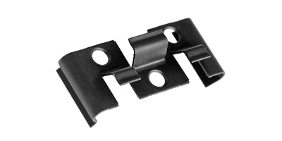 Montageclip Edelstahl schwarz