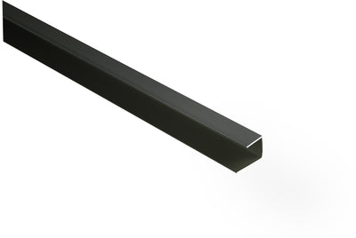 Seitenabschluss Alu U-Profil Anthrazit E6/C34