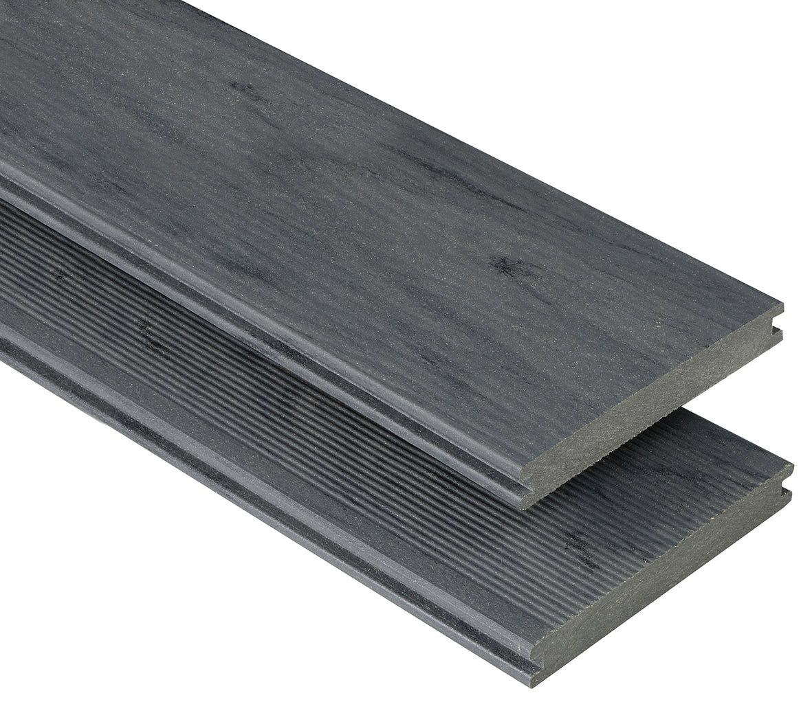 WPC Terrassendiele Vollprofil Massiv mit Struktur mattiert