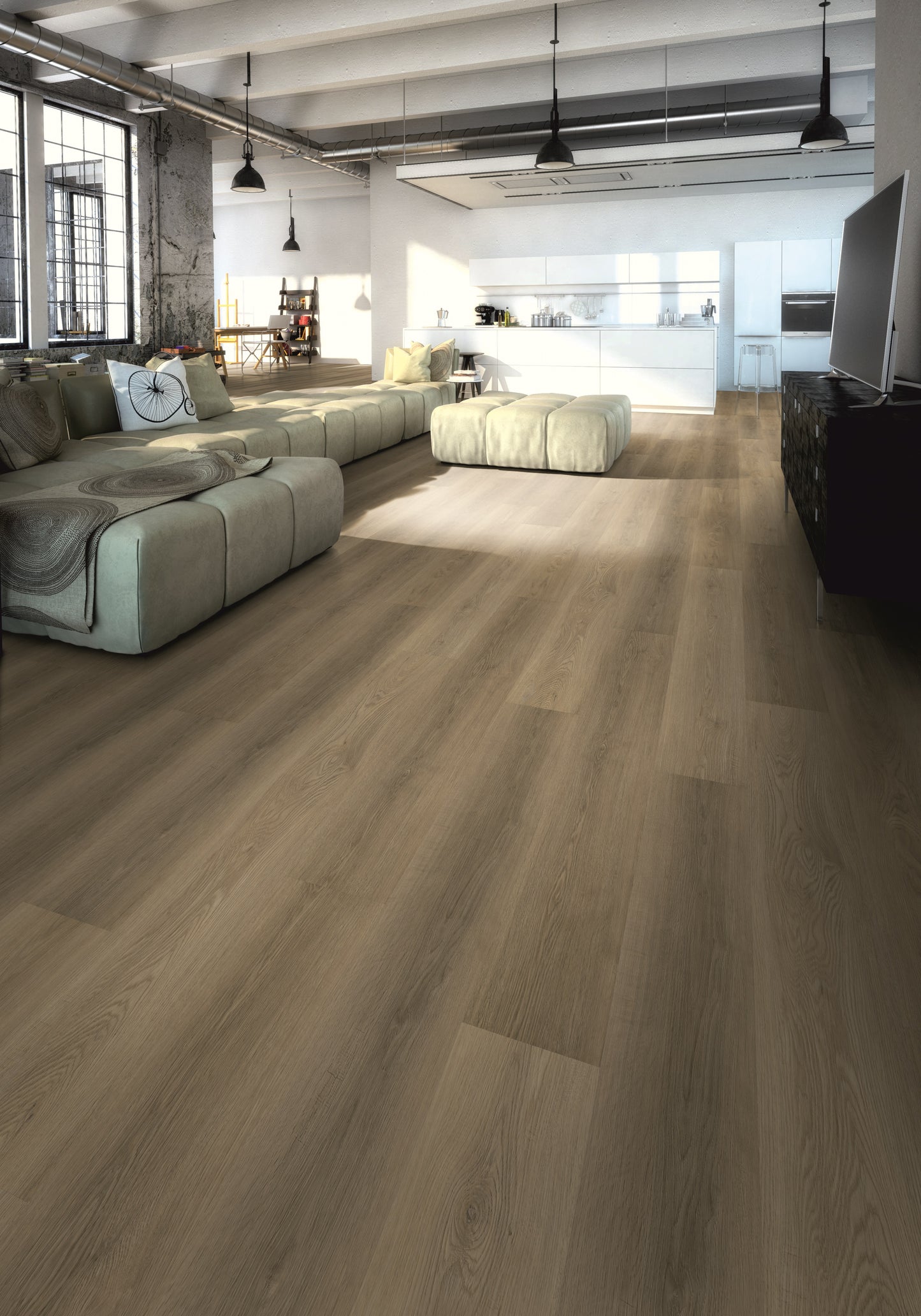 Eiche Klickvinyl Glacier Oak