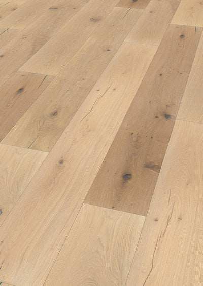 Fertigparkett Eiche Landhausdiele Tenso Weiß