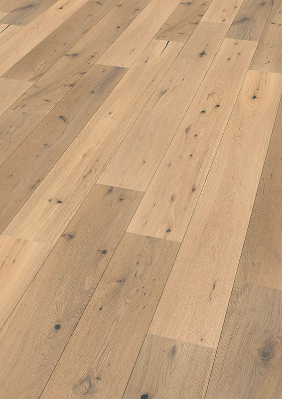 Fertigparkett Eiche Landhausdiele Ranero Weiß