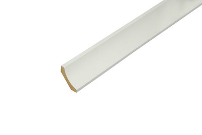 Zubehör | Hohlkehlleiste Kiefer - astfrei weiß lackiert | Der Preisbrecher