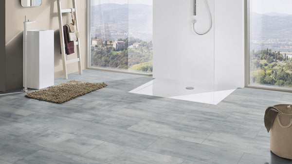 Klick-Vinyl in Fliesenoptik