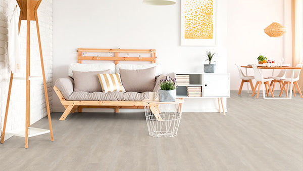 Klick-Vinyl in Weiß