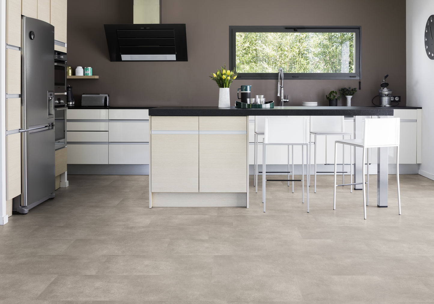 Gerflor SENSO PREMIUM RIGID ACOUSTIC | PEPPER TAUPE Fliese 0889