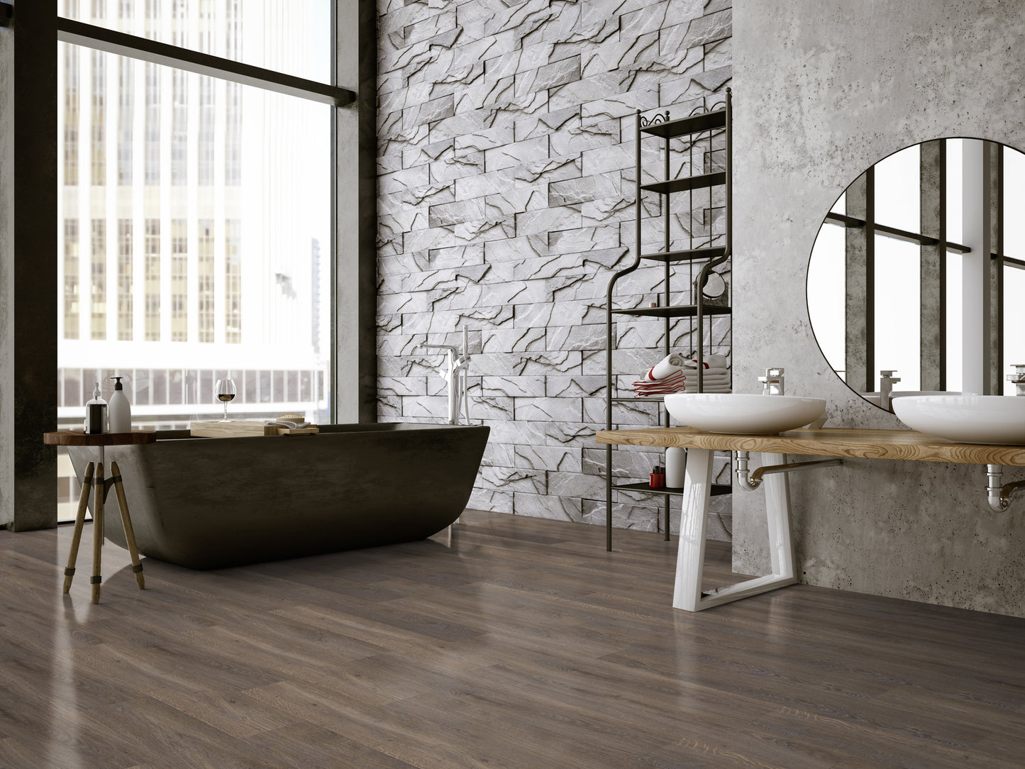 Gerflor SENSO PREMIUM CLIC | CLEVELAND DARK 0728