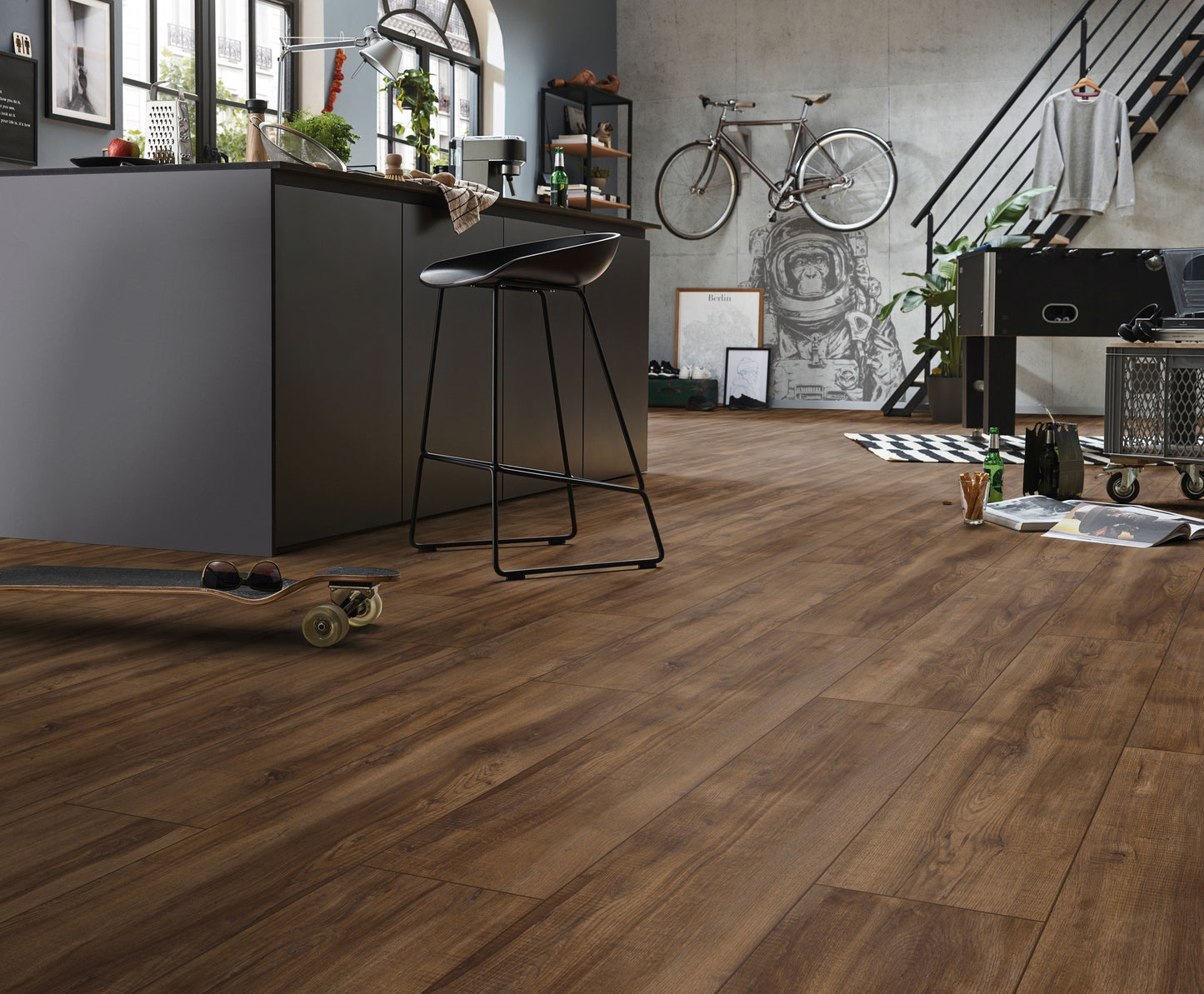 Kronotex Laminat Exquisit Plus Montomelo Eiche Toffee D3664