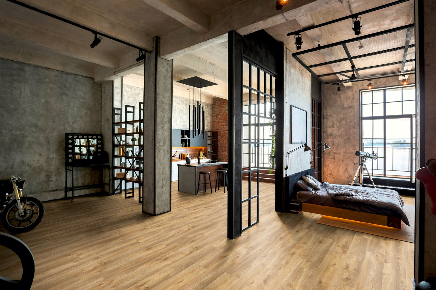 Kronotex Laminat Mammut Plus Makro Eiche Natur D4794