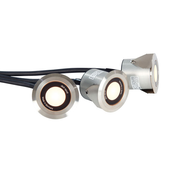3 LED-Bodenstrahler á 1 Watt