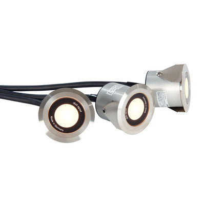 3 LED-Bodenstrahler á 1 Watt