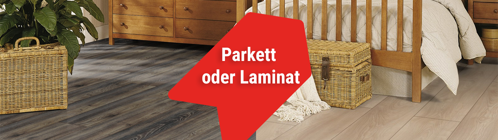 Parkett oder Laminat