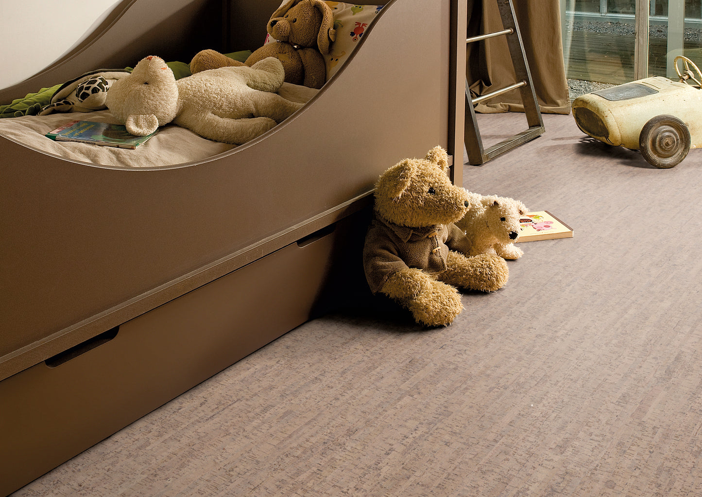 Korkbodenbelag | Gloomy | cork Go Amorim | Ambientebild Kinderzimmer