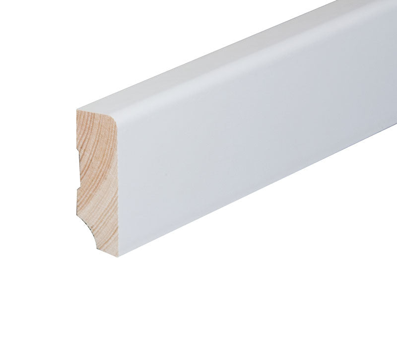 Fußleiste massiv abgerundet