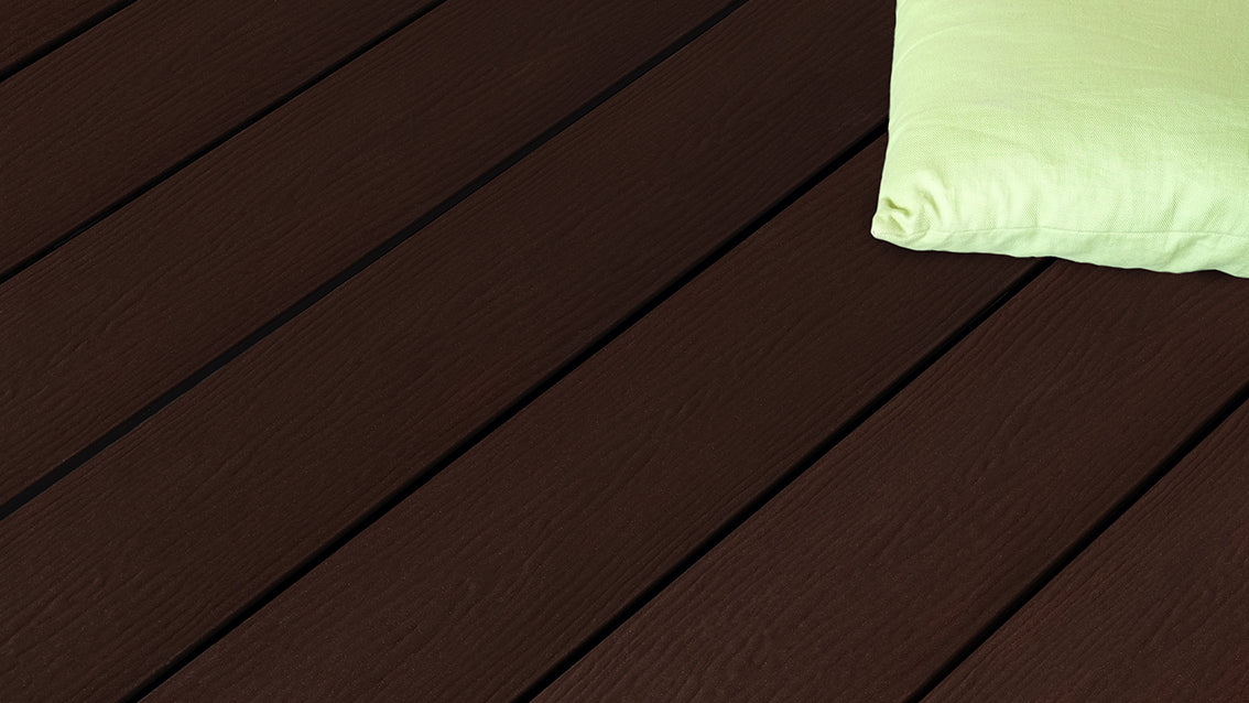 WPC Terrassendiele Vollprofil Massiv mit Struktur