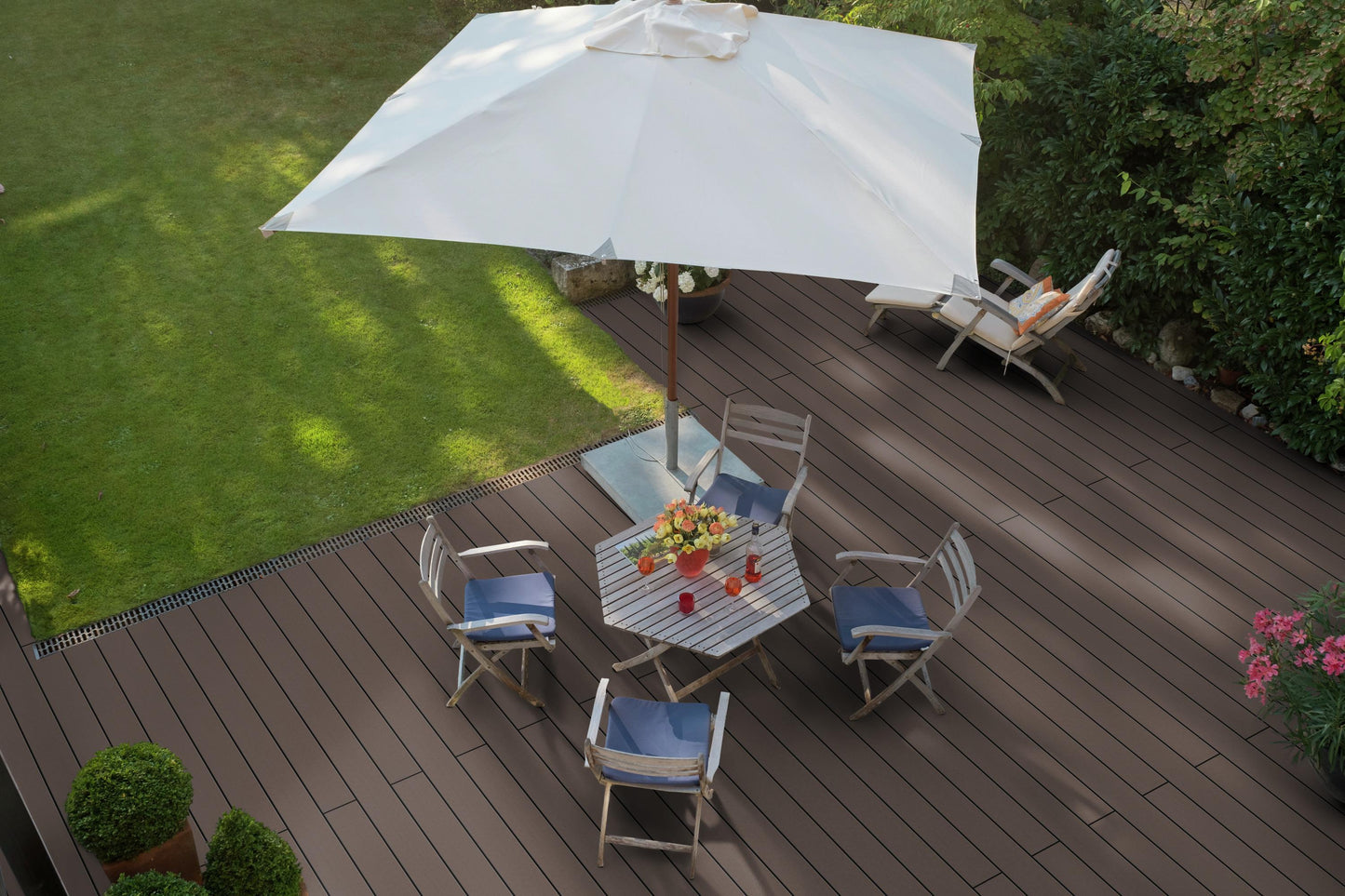 BPC Terrassendiele Massivprofil Profi