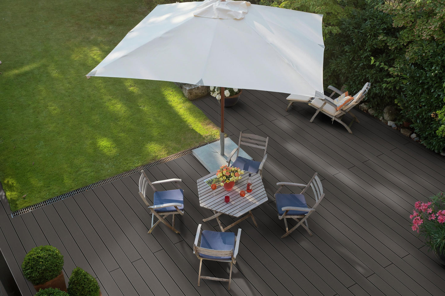 BPC Terrassendiele Massivprofil Profi