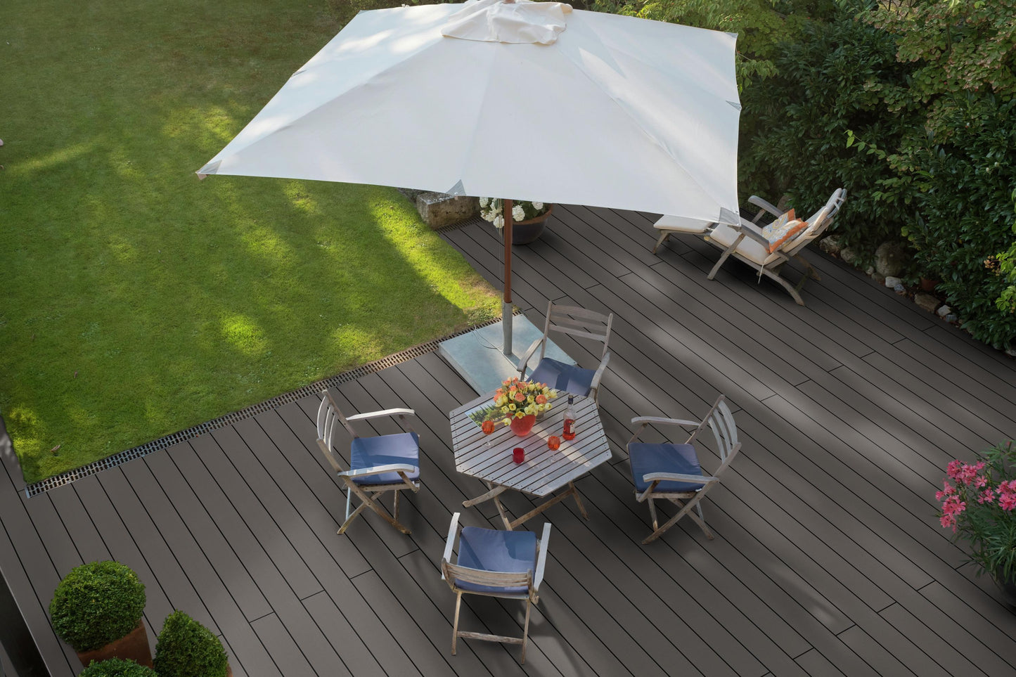 BPC Terrassendiele Massivprofil Profi