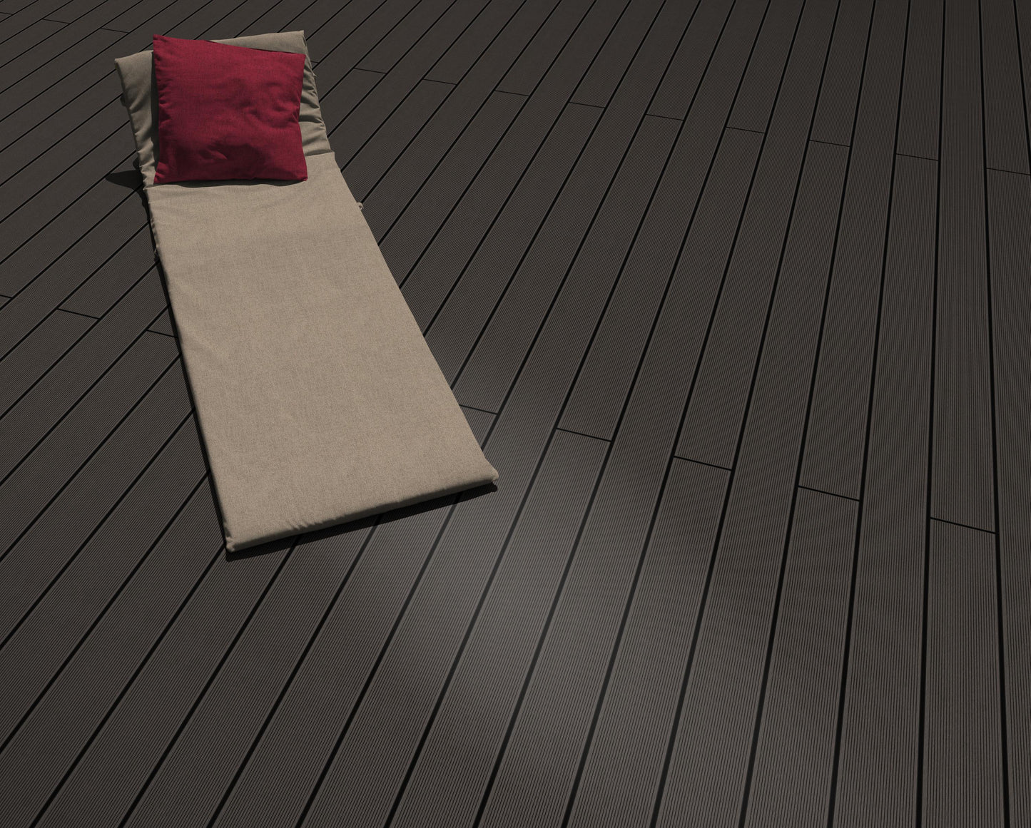 BPC Terrassendiele Massivprofil Profi
