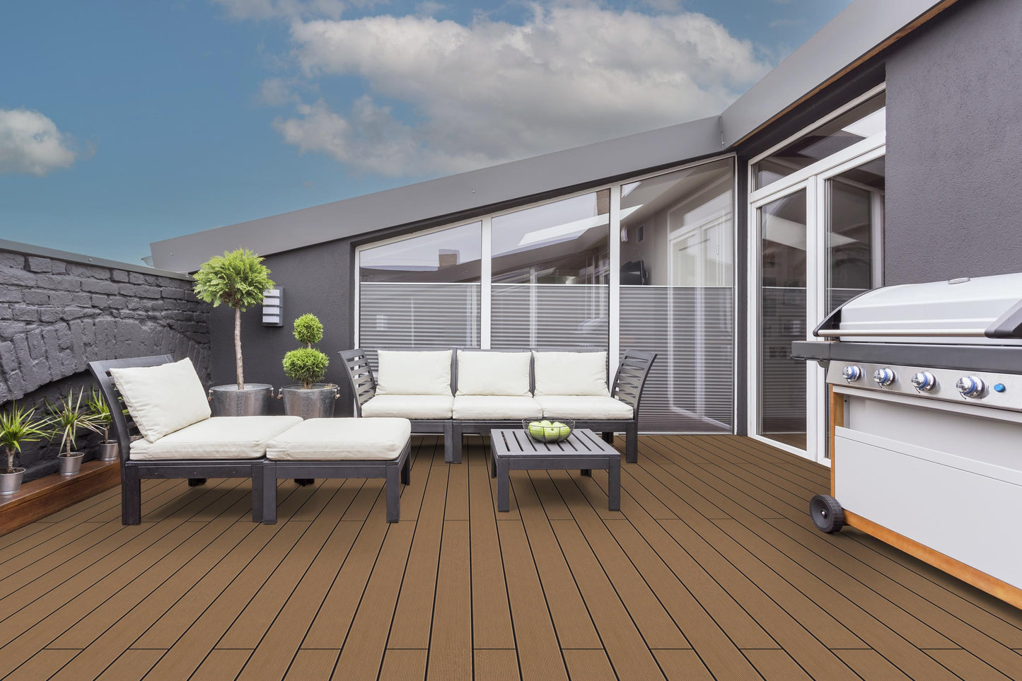 BPC Terrassendiele Massivprofil Profi