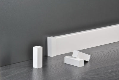 Zubehör | Eckstäbe RAL 9010 | Massivholz (lackiert) | Der Preisbrecher