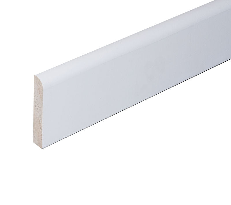 Zubehör | Flachleiste Nadelholz - weiß lackiert | Der Preisbrecher