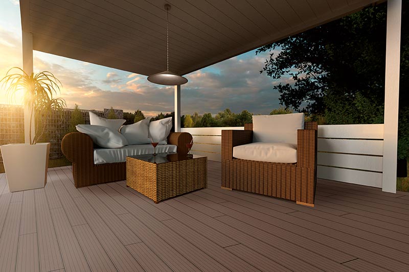 BPC Terrassendiele Massivprofil Profi