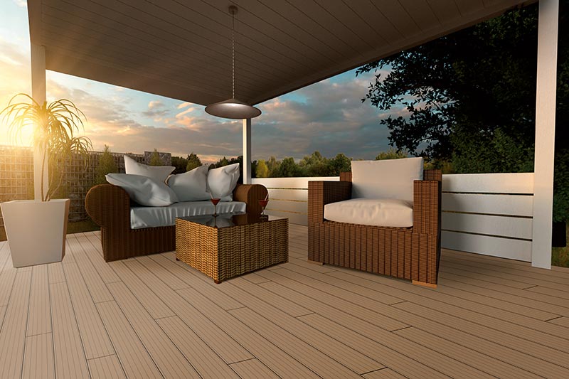 BPC Terrassendiele Massivprofil Profi