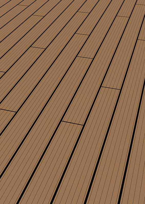 BPC Terrassendiele Massivprofil Profi