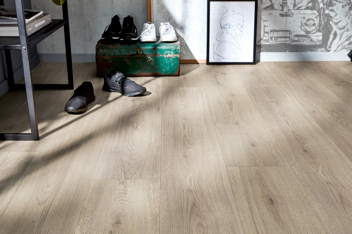 Kronotex HQ Serie Laminat Advanced Click Trend Eiche grau D3126