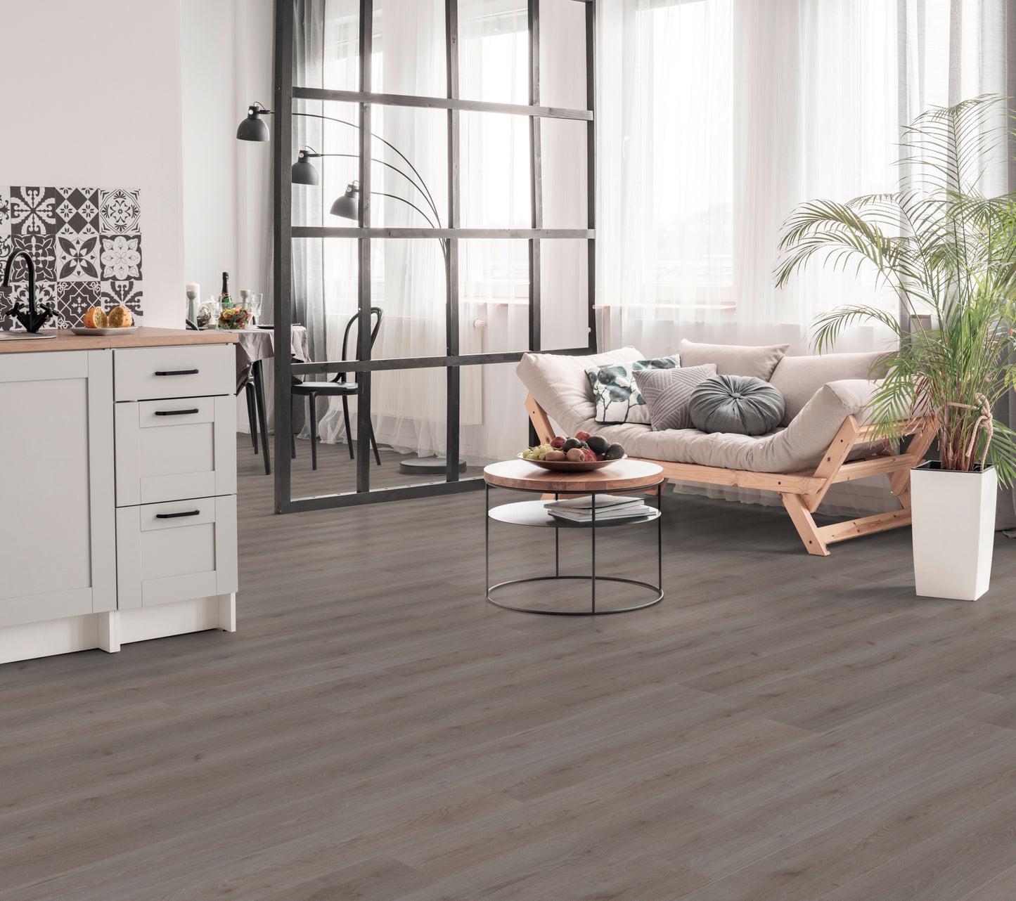 Kronotex Serie Laminat Advanced Click Cusco Eiche dunkel D3127