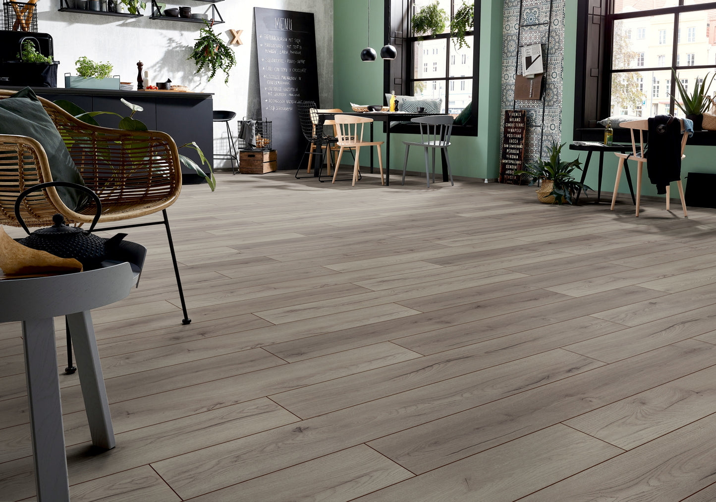 Kronotex Serie Laminat Advanced Click Century Oak grey D4175